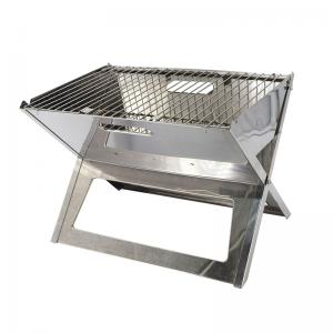 Stainless steel easy carrying folding portable bbq charcoal grill