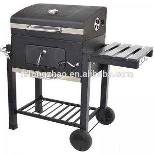 Trolley outdoor portable bbq charcoal grill
