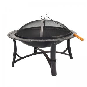 Top quality iron cast metal outdoor fire pit bbq fire pit