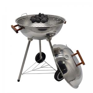 Portable smokeless indoor BBQ charcoal grill