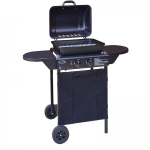 2burners safety device outdoor simple gas bbq grill