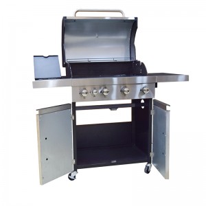 High quality outdoor BBQ gas grill with oven